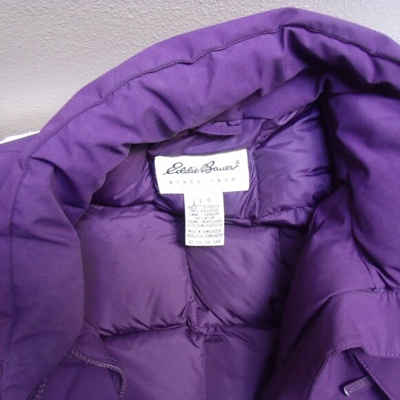 VTG Eddie Bauer Goose Down Ridge Line Gore-Tex Puffer Parka Jacket Sz Large - Picture 5 of 13